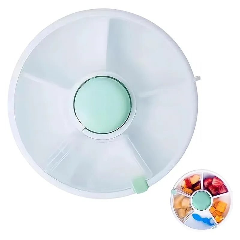 Five-Compartment Snack Spinner